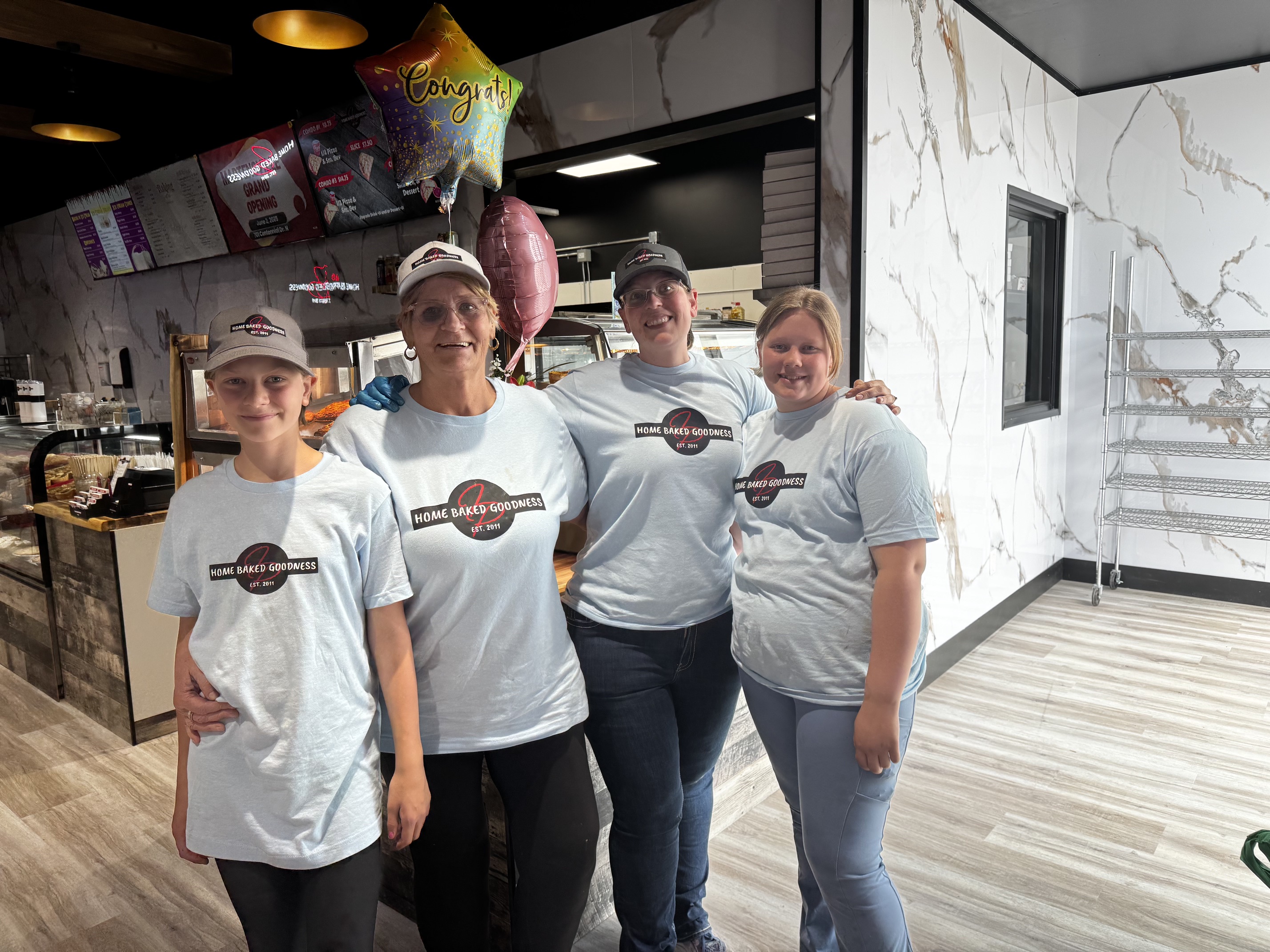 The I&P Home Baked Goodness family on opening day